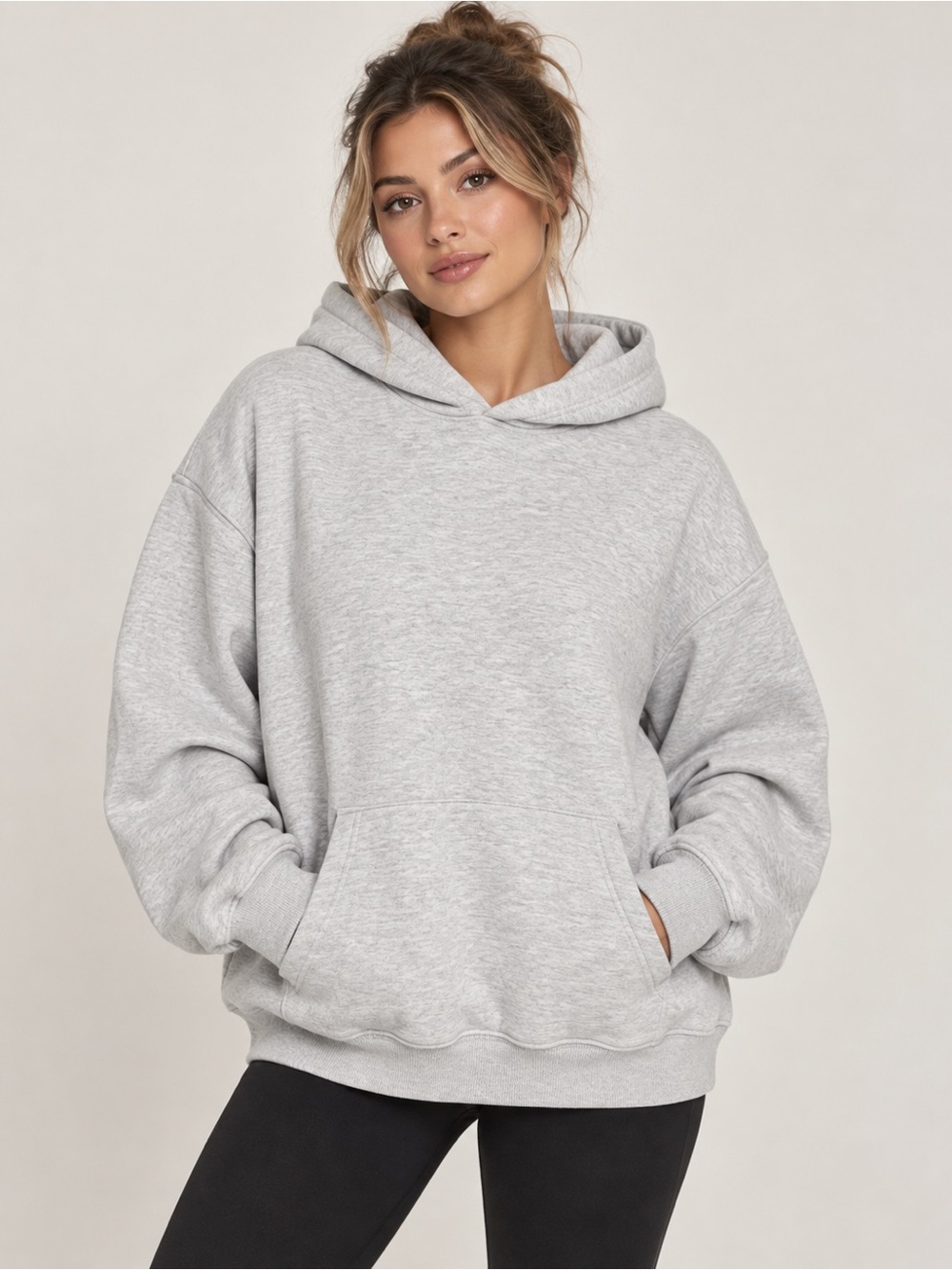 SKIMS Cotton Fleece Pullover Hoodie NWT